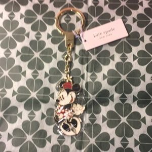 ♠️KATE SPADE NY X MINNIE MOUSE KEYCHAIN (NWT)
